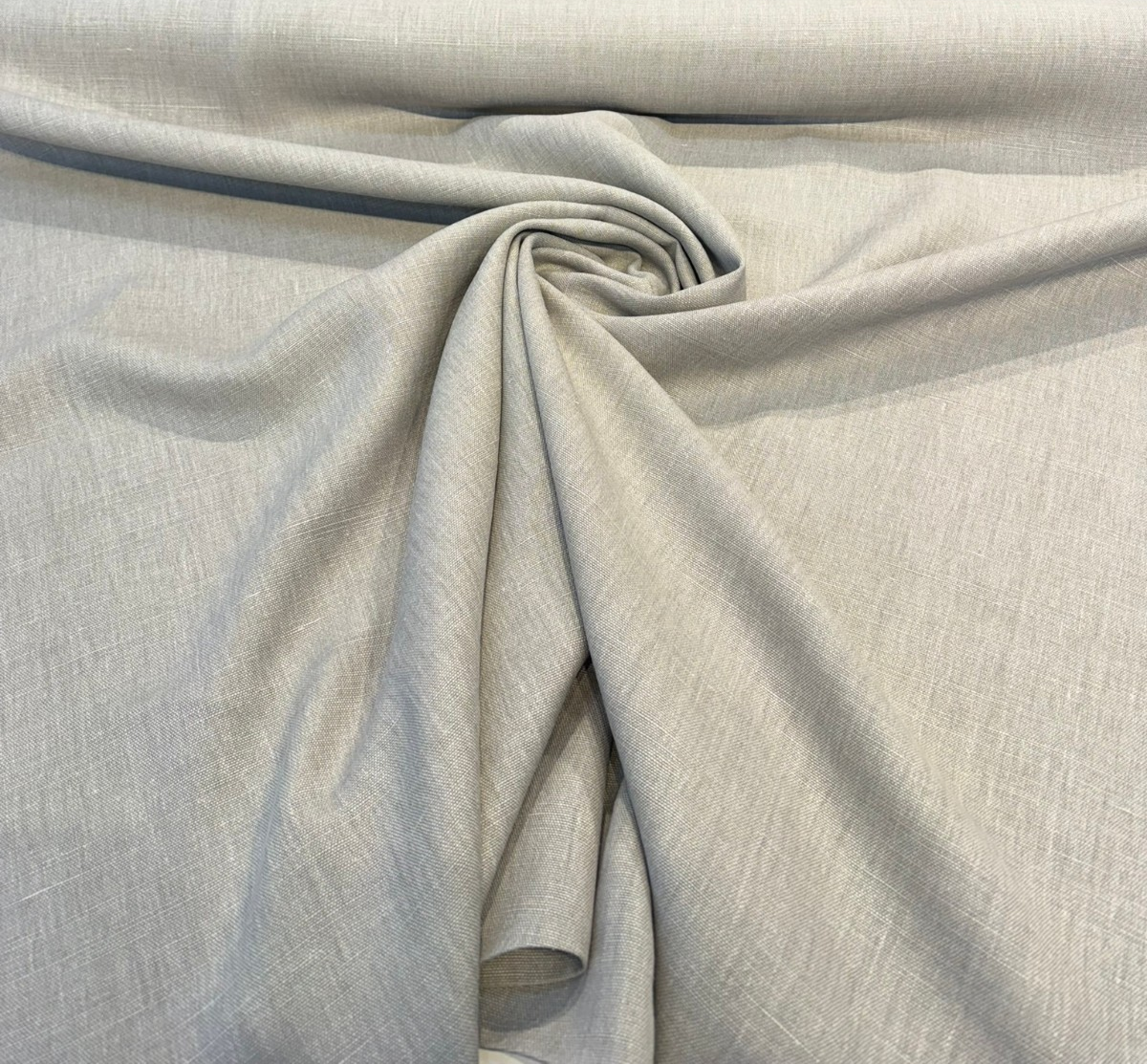 Nelen & Delbeke Belgian Linen Lino Belgian Linen Fabric - Shadow Gray, 59" Width (By The Yard)
