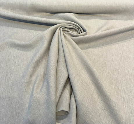 Nelen & Delbeke Belgian Linen Lino Belgian Linen Fabric - Shadow Gray, 59" Width (By The Yard)