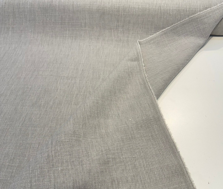 Nelen & Delbeke Belgian Linen Lino Belgian Linen Fabric - Shadow Gray, 59" Width (By The Yard)