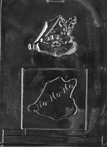 Ho Ho Santa Chocolate Mold - LPC089