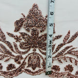 Glitter Mesh Floral Fabric