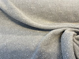 Sunbrella Boucle Vincent Acrylic Fabric - Gray White Cloud Boucle Texture, 54" Width (1 Yard)