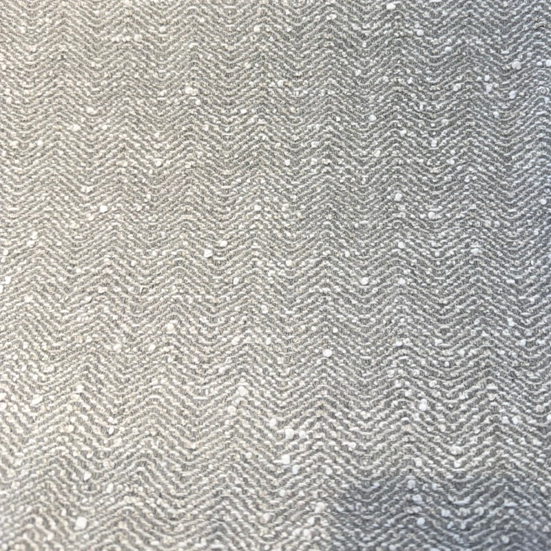 Sunbrella Boucle Vincent Acrylic Fabric - Gray White Cloud Boucle Texture, 54" Width (1 Yard)