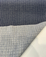 Sunbrella Harrison Midnight Blue Acrylic Fabric - Tweed Upholstery, Midnight Blue, 54" Width (1 Yard)
