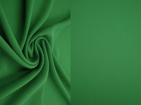 Solid Ghost Bubble Crepe Fabric, Lightweight Textured Stretch 57/58" Wide for Apparel