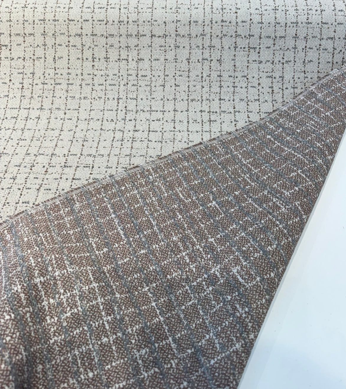 Harrison Dune Sunbrella Acrylic Fabric - Beige Tweed Upholstery, 54" Width (1 Yard)