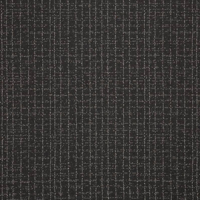 Harrison Raven Black Acrylic Fabric - Black Tweed, 54" Width (1 Yard)