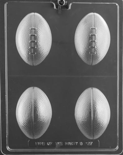 3D Small Football Chocolate Mold - LPS127