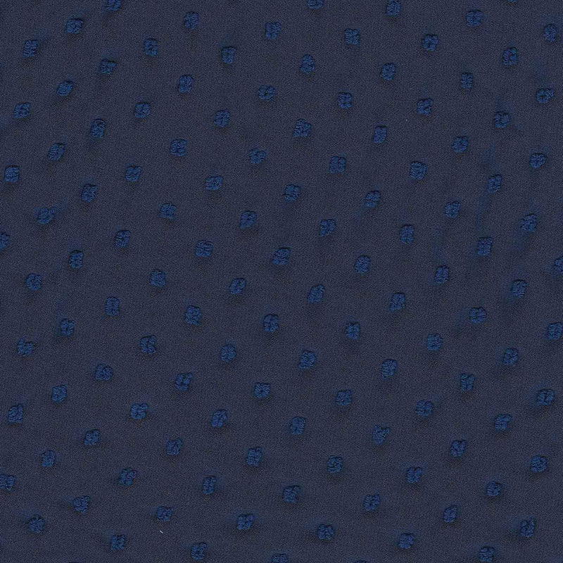 1 Yard Swiss Dot Chiffon Solid Woven Fabric Lightweight Sheer Drapery 57/58" Width