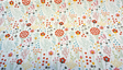 Floral Feast Emb Spring PK Embroidered Cotton Fabric - Embroidered Floral, White, 55" Width (1 Yard)
