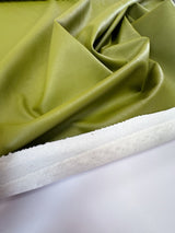 Eco Leather Knitted Fabric Green White