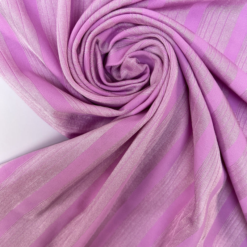 Polyamide Elastane Knit Pink Striped