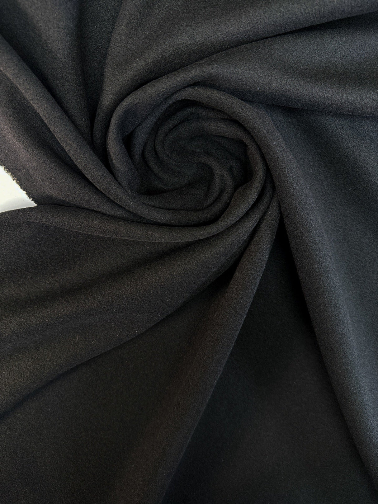 Wool Blend Drape Black