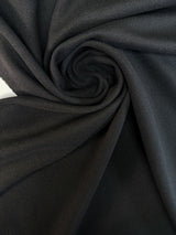 Wool Blend Drape Black