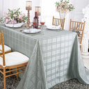 Plaid Jacquard Rectangular Tablecloth