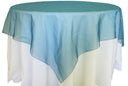 Seamless Square Organza Table Overlay Elegant Dining Linen