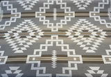 Sunbrella Pindler Zapotec Terra Acrylic Fabric - Terra Geometric Pattern, 54" Width (1 Yard)