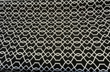 Sunbrella Folio Black Onyx 45741-000 Sunbrella Acrylic Fabric - Black And White Geometric, 54" Width, Reversible (1 Yard)