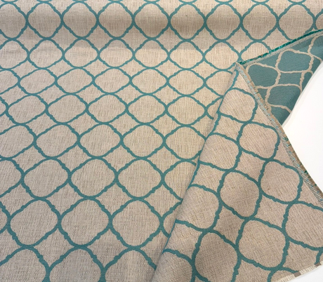 Sunbrella Accord Jade 45922-0000 Sunbrella Acrylic Fabric - Jade Aqua Geometric, 54" Width (1 Yard)
