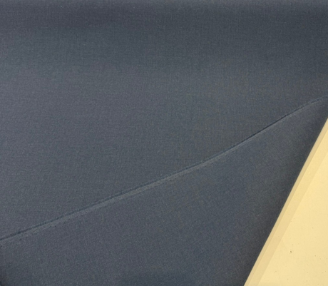 Cast Harbor Blue Acrylic Fabric - Harbor Blue Crosshatch, 54" Width (1 Yard)