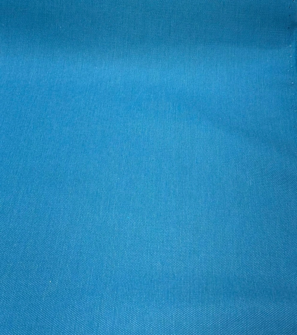 Sunbrella Canvas Aegean Acrylic Fabric - Teal Blue, 54" Width (1 Yard)