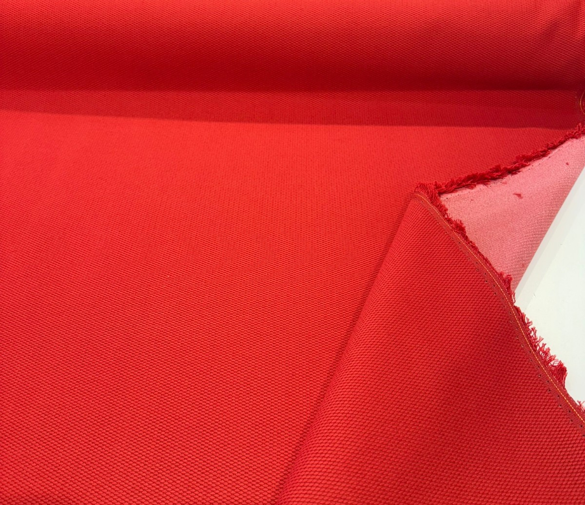 Sunbrella Outdoor Pique Ruby Red 40421-0051 Acrylic Fabric - Ruby Red Pique Texture, 54" Width (1 Yard)