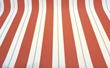 Sunbrella Relate Acrylic Fabric - Terracotta Orange Stripe, 54" Width (1 Yard)