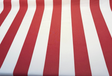 Sunbrella Explorer Venetian Red Stripe Acrylic Fabric - Red White Horizontal Stripe, 54" Width (1 Yard)