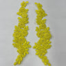 Beaded Corded Floral Lace Applique
