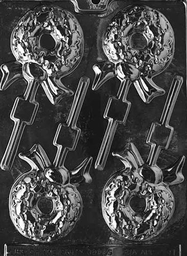 Wreath Lolly Chocolate Mold - LPC091
