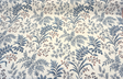 Sunbrella Marielle Sapphire Acrylic Fabric - Sapphire Blue Floral, 54" Width (1 Yard)