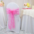 Embroidered Organza Chair Sash