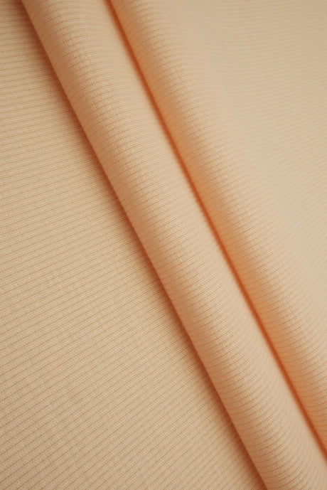 1 yarda de tela de punto sólida con canalé 2x1, 54/56'' de ancho, mezcla de poliéster y spandex