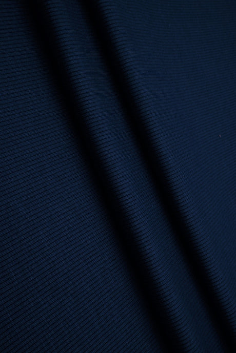 Rib Solid Stretch Knit Fabric