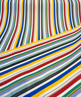 Sunbrella Stripe Vita Confetti 4418-0054 Solution-Dyed Acrylic Fabric - Multi Color Horizontal Stripes, 54" Width (By The Yard)