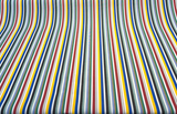 Sunbrella Stripe Vita Confetti 4418-0054 Solution-Dyed Acrylic Fabric - Multi Color Horizontal Stripes, 54" Width (By The Yard)