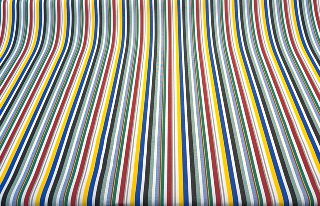 Sunbrella Stripe Vita Confetti 4418-0054 Solution-Dyed Acrylic Fabric - Multi Color Horizontal Stripes, 54" Width (By The Yard)