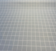 Boxi Spa Acrylic Fabric - Spa Blue With Ivory Lines, 54" Width (1 Yard)