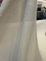 Sunbrella Outdoor 100 Percent Acrylic Fabric - Vortex Parchment Sheer, Parchment, 118" Width (1 Yard)