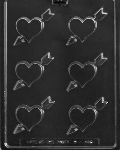 Heart with Arrow Chocolate Mold - LPV184