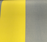 Sunbrella Explorer Stripe Acrylic Fabric - Limeade And Air Blue Horizontal Stripe, 54" Width (1 Yard)