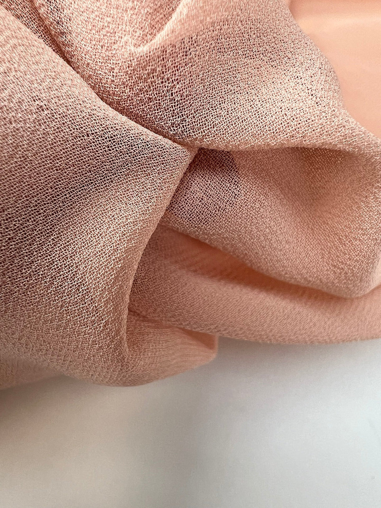 Polyester Chiffon Crepe Beige-Pink