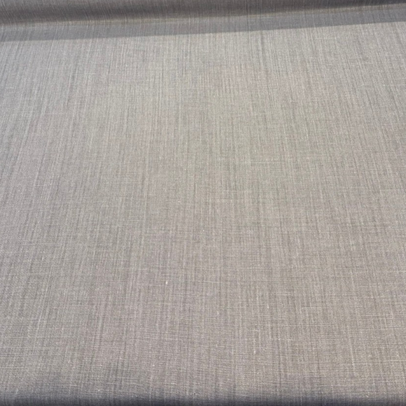 Nelen & Delbeke Belgian Linen Lino Gray Anchor Belgian Linen Fabric - Gray, 59" Width (1 Yard)