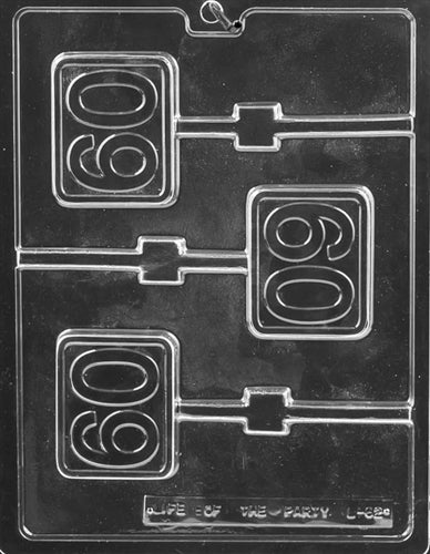 60 Plain Lolly Chocolate Mold - LPL062