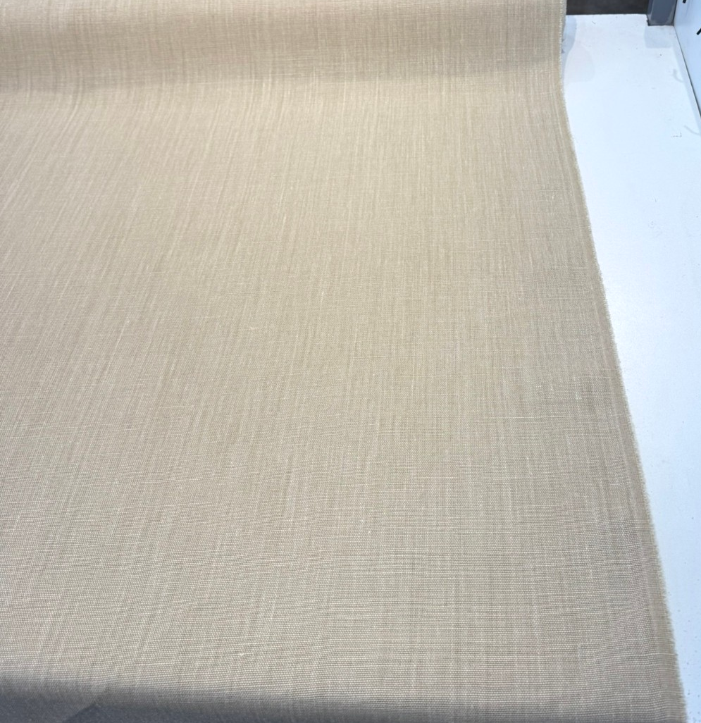 Nelen & Delbeke Belgian Linen Lino Camel Belgian Linen Fabric - Camel, 59" Width (1 Yard)