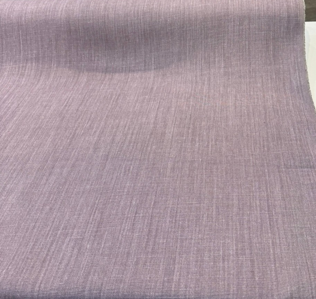 Nelen & Delbeke Belgian Linen Lino Belgian Linen Fabric - Plum Purple, 59" Width (1 Yard)