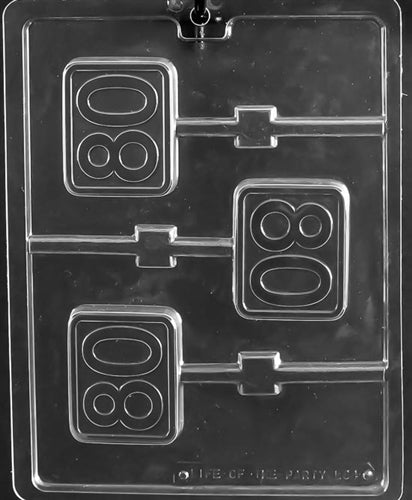 80 Plain Lolly Chocolate Mold - LPL064