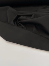 Virgin Wool Suiting Black Super 150s