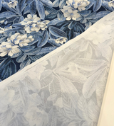Tommy Bahama Darwin Flora Midnight Blue Cotton Fabric - Tropical Floral Print, 54" Width (1 Yard)