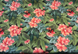 Tommy Bahama Darwin Flora Noir 100 Percent Cotton Fabric - Black Tropical Floral Botanical, 54" Width (By The Yard)